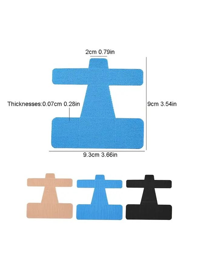 Black 20pcs Two Color Elastic Thumb Support Straps for Arthritis Pain Relief - Image 5
